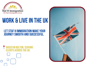 staf h immigration logo , work & live in uk